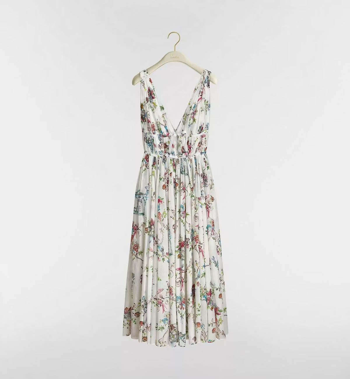 Dior Dioriviera Mid-Length Flared Dress
