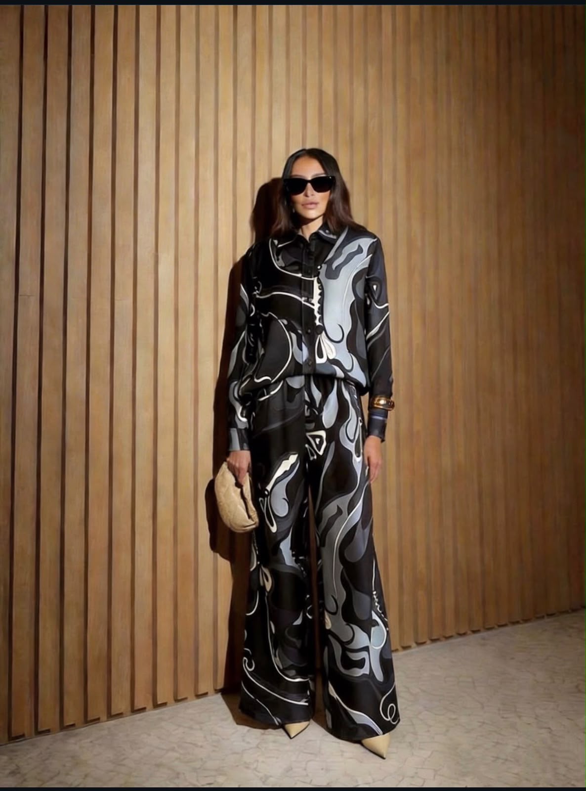 Pucci Orchidee Print Silk Set