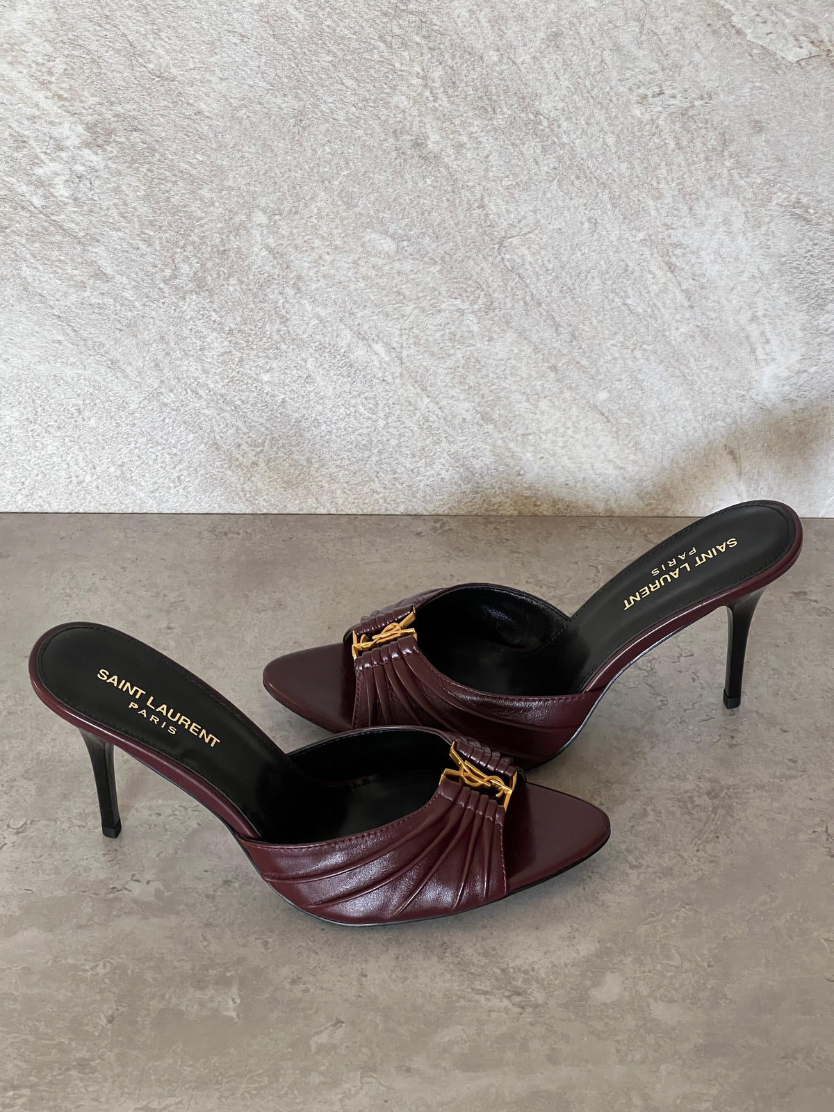 Saint Laurent Babylone Mules