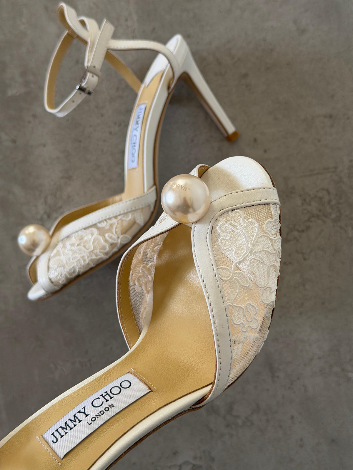 Jimmy Choo Sacora Lace Sandals