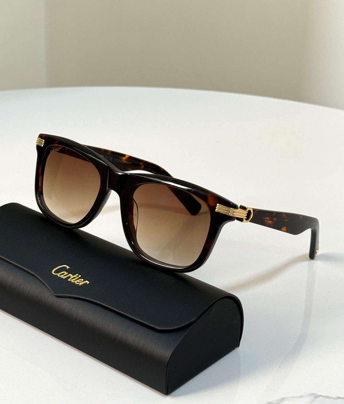 Première de Cartier Rectangular Sunglasses