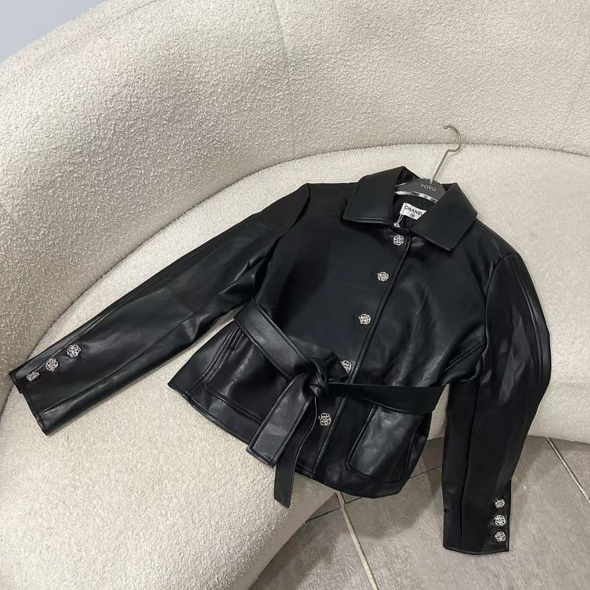 Chanel Winter 2026 Pre-Collection Black Lambskin Leather