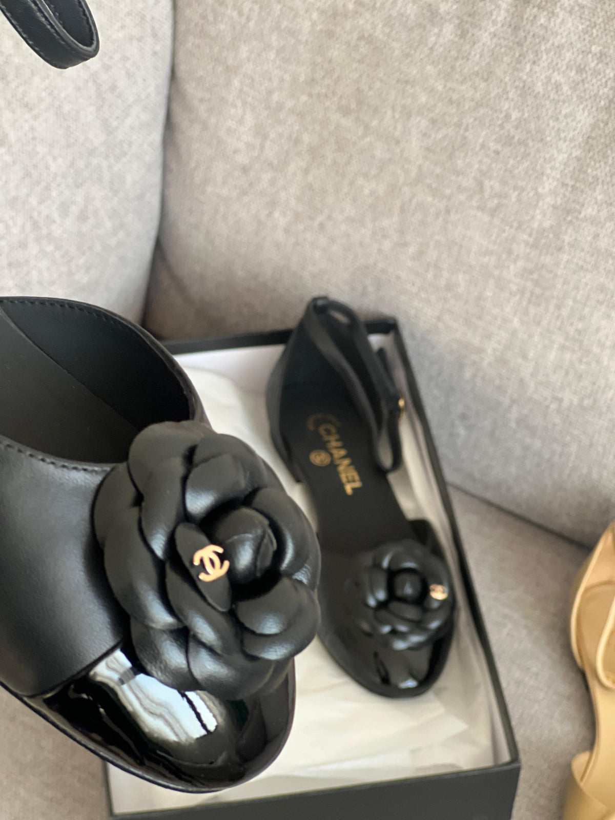Chanel CC flats