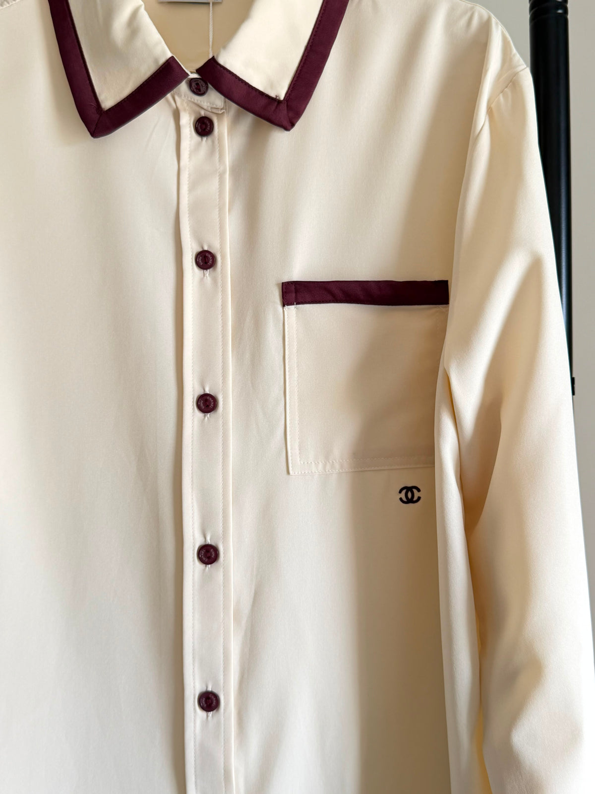 Chanel Long-sleeved Shirt in Silk
