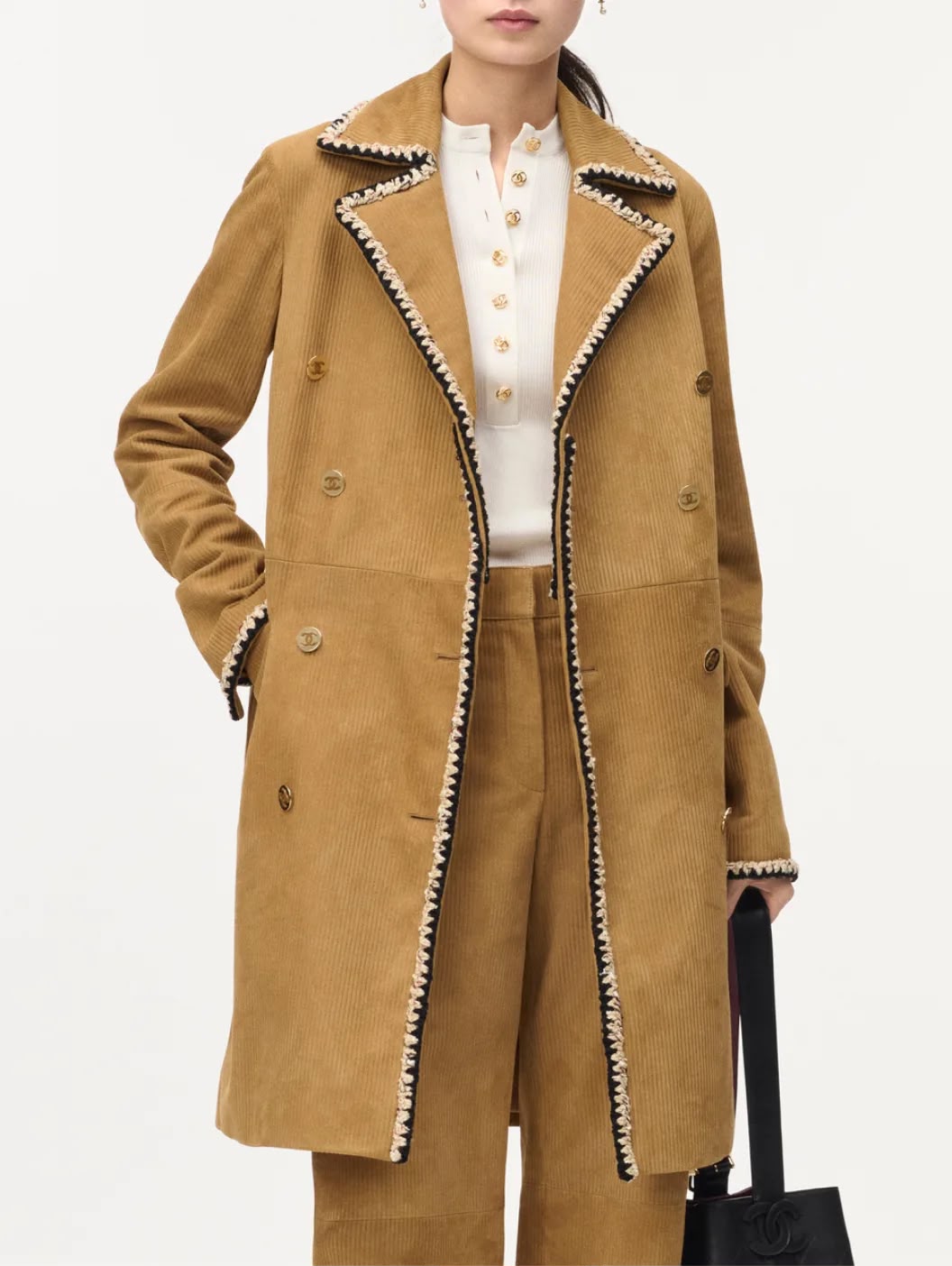 Chanel Velvet Lambskin Coat
