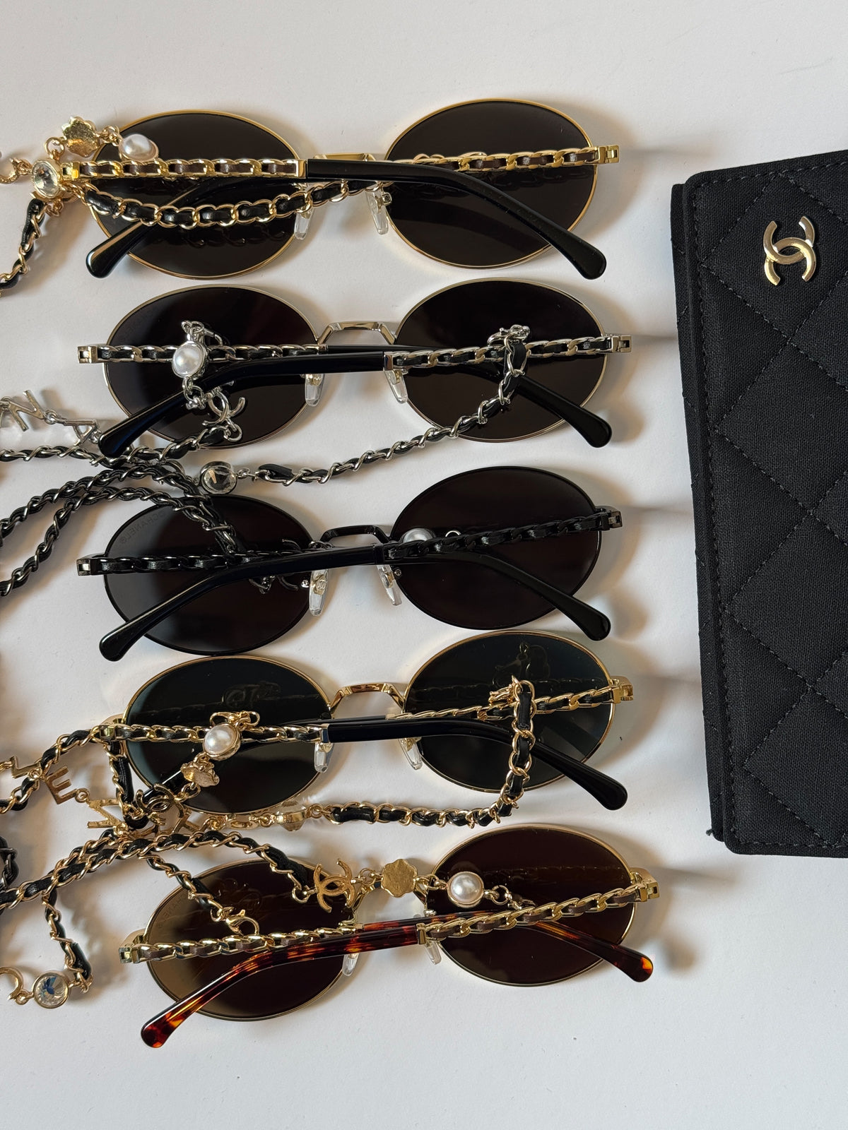 Chanel Oval Charms Sunglasses