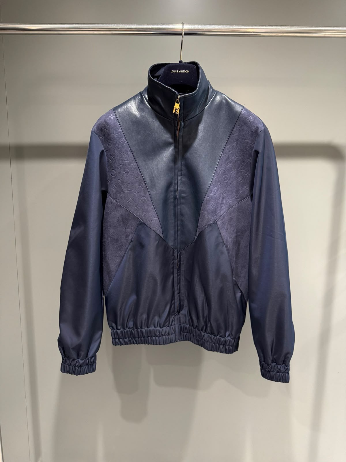 Louis Vuitton Leather Mix Track Top
