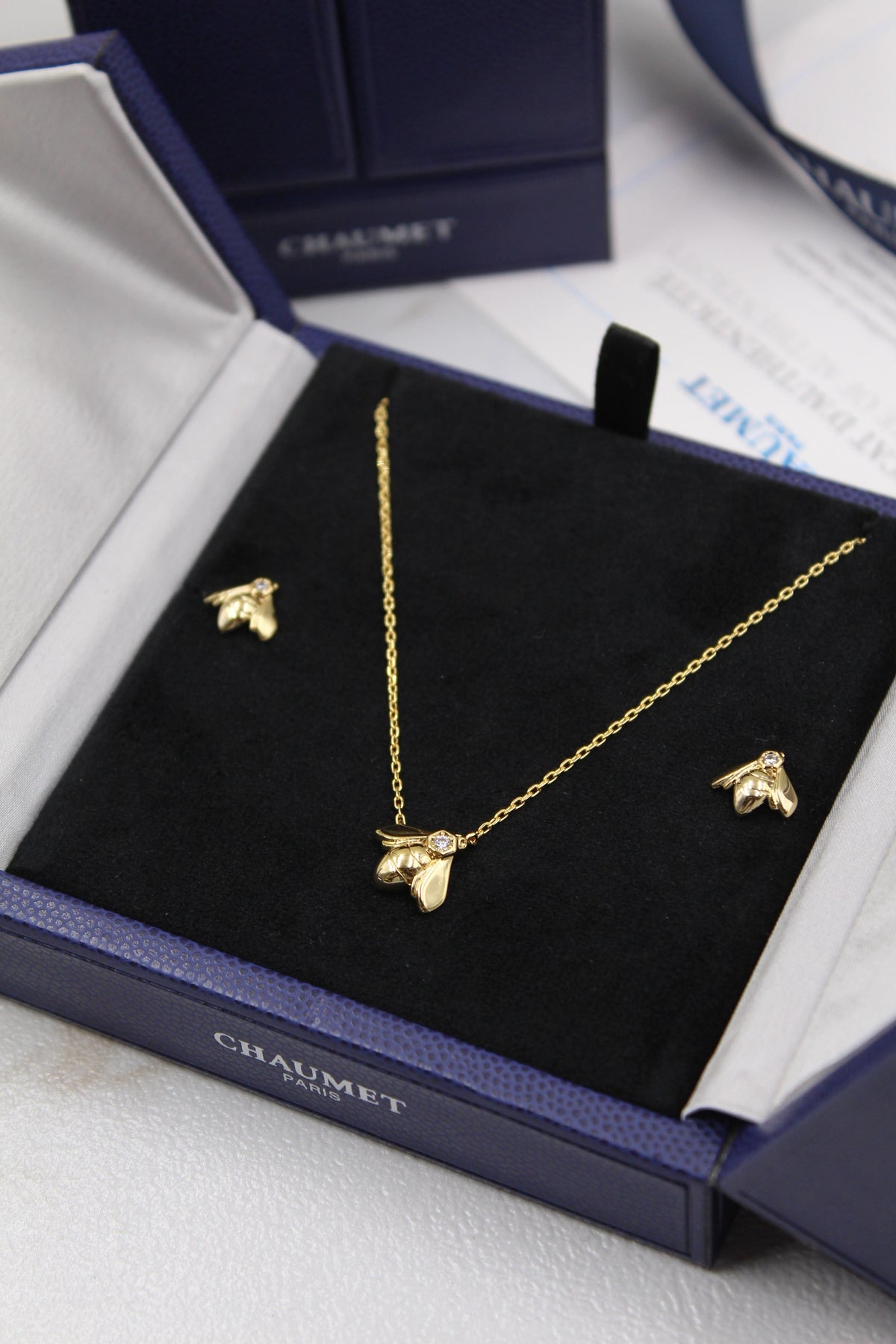 Bee de Chaumet Necklace & Earrings Set