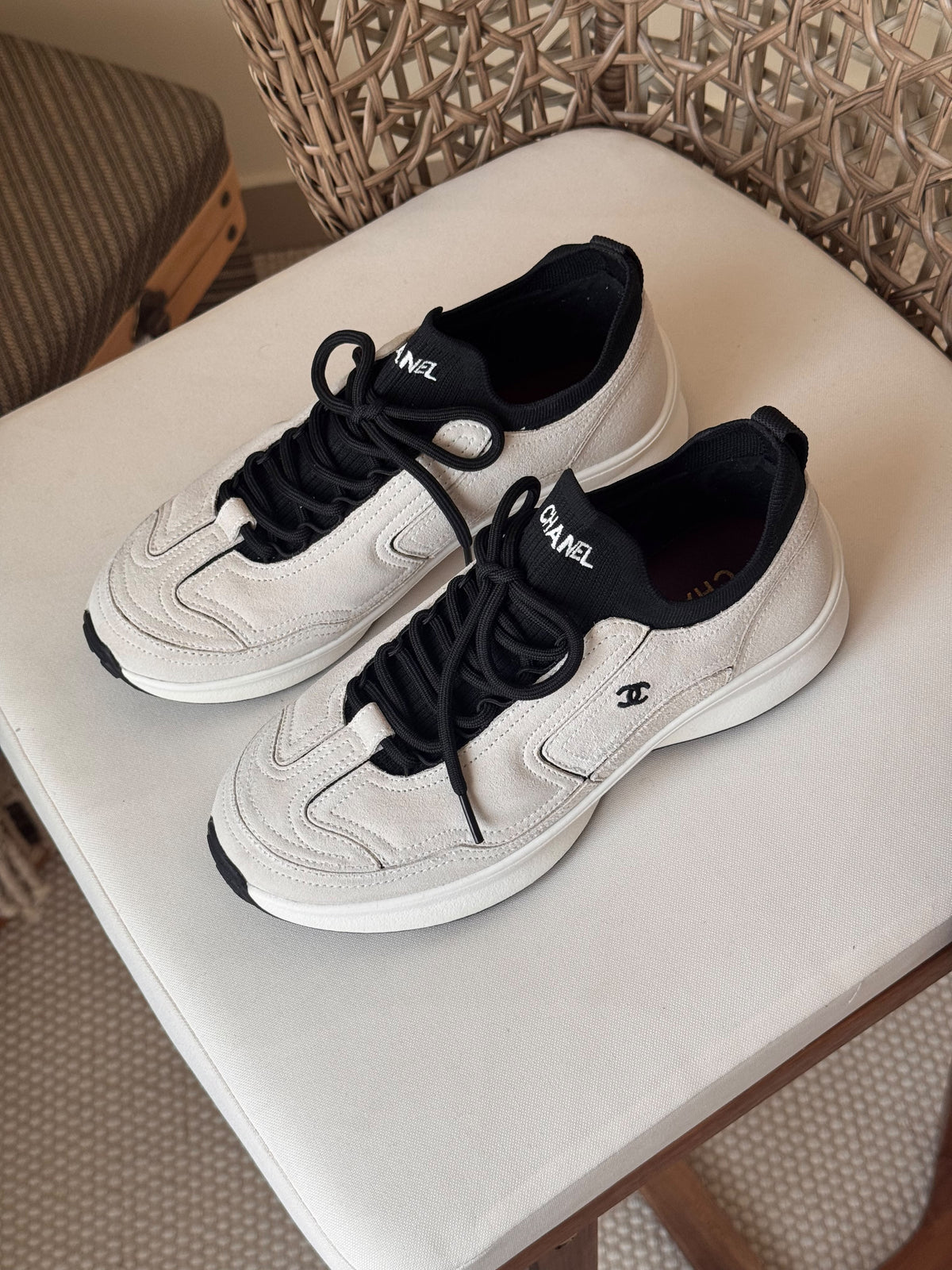 Chanel Metiers d'Art 2026 Trainers in Calfskin & Mixed Fibers