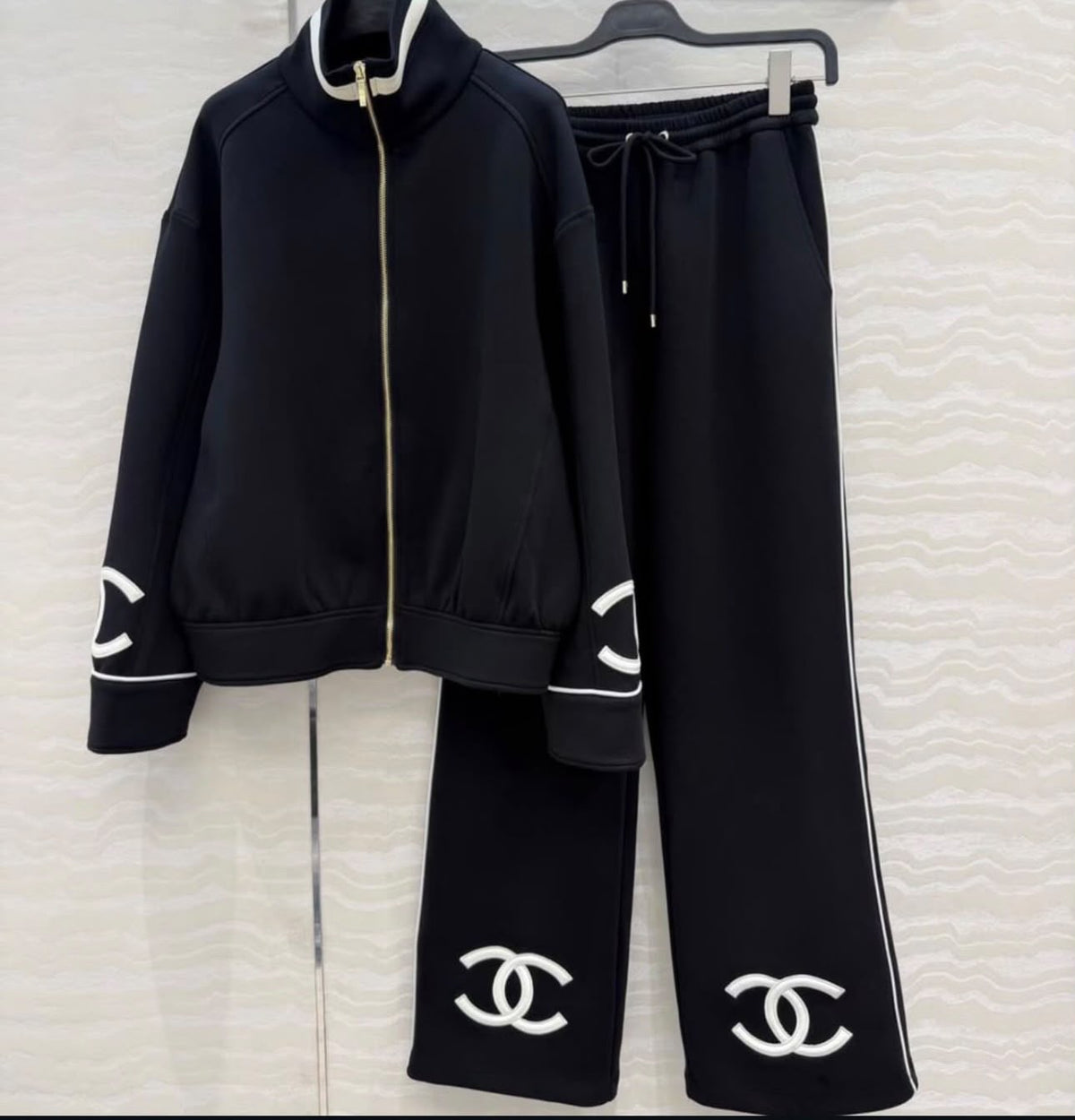 Chanel Knit Tracksuit Set