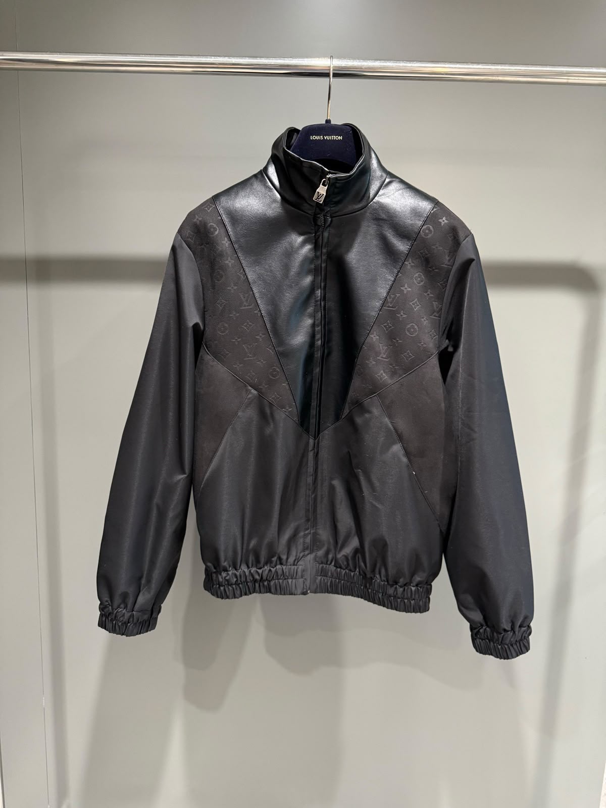 Louis Vuitton Leather Mix Track Top