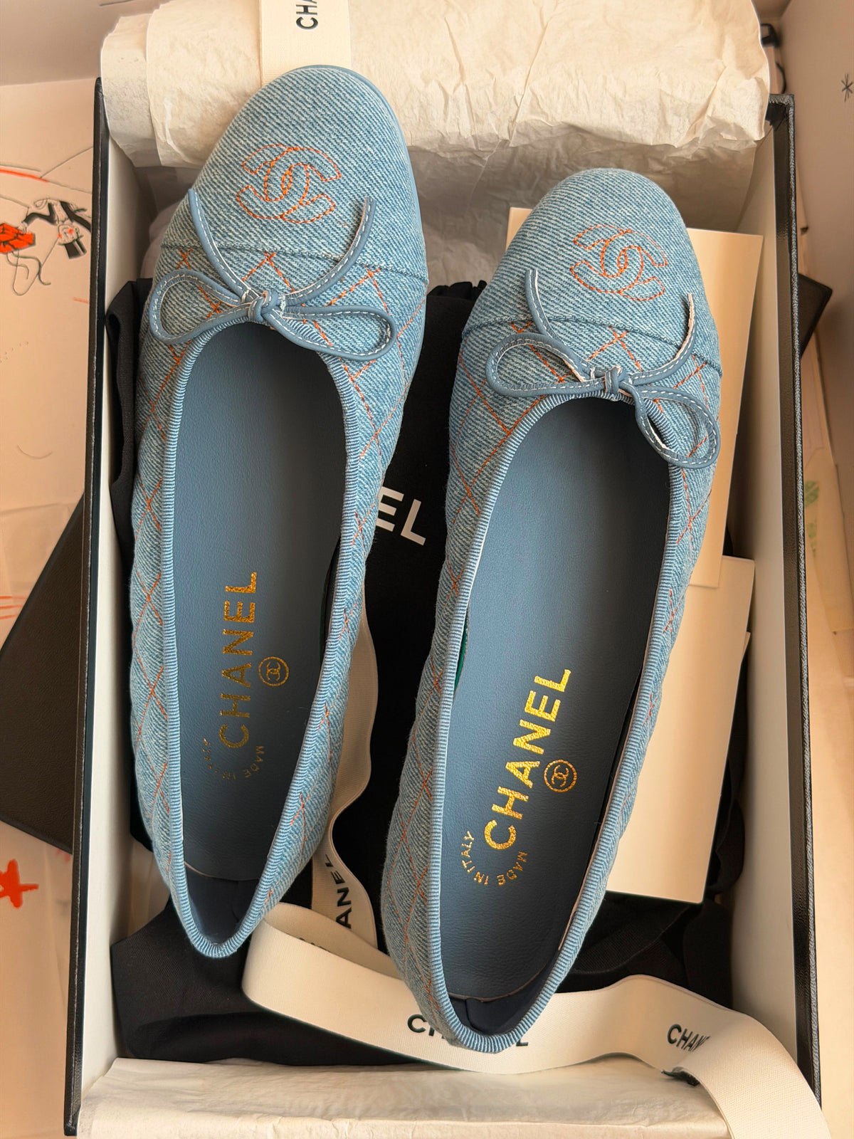 Chanel Ballerina Flats