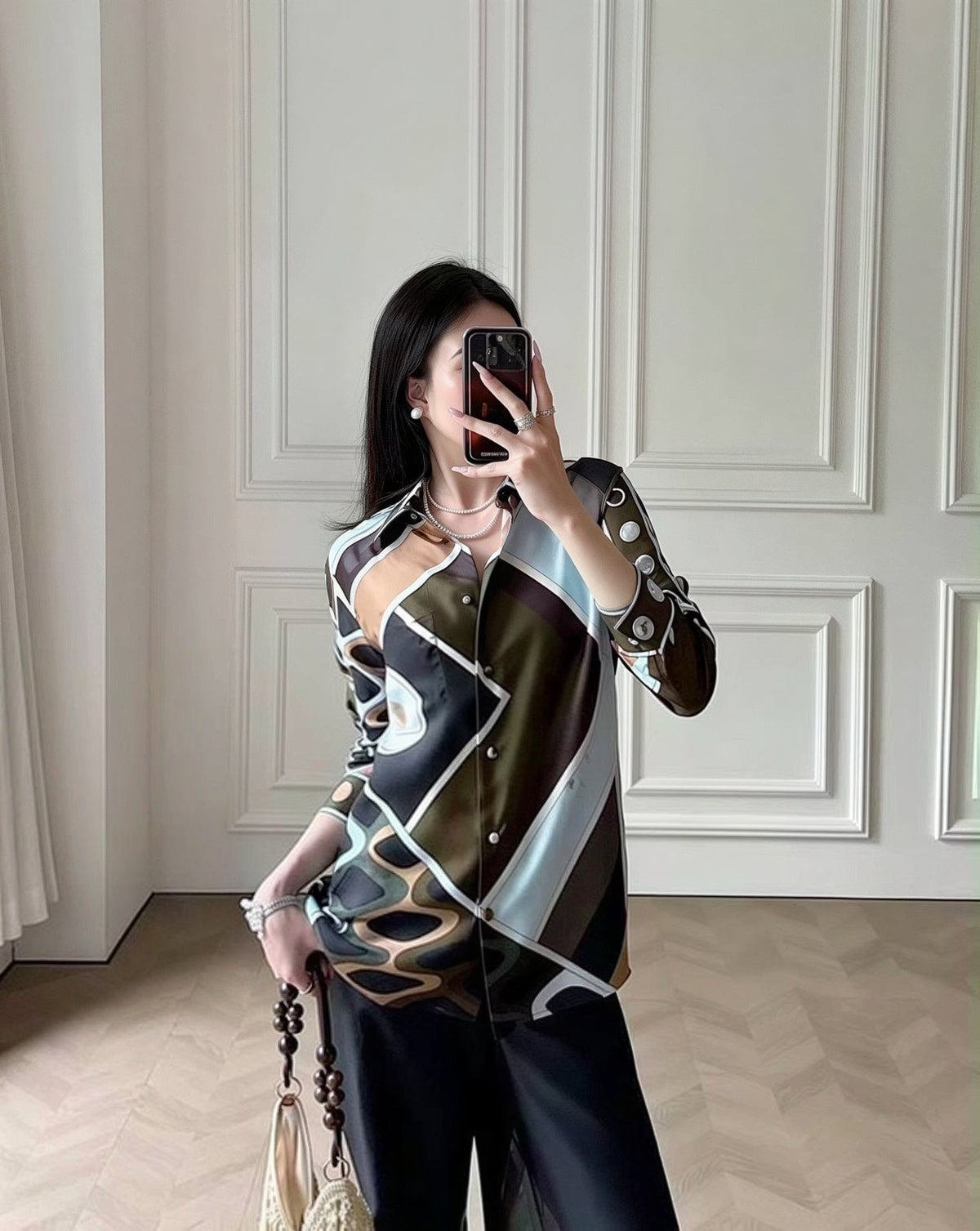 Pucci Fari Print Silk Palazzo Set