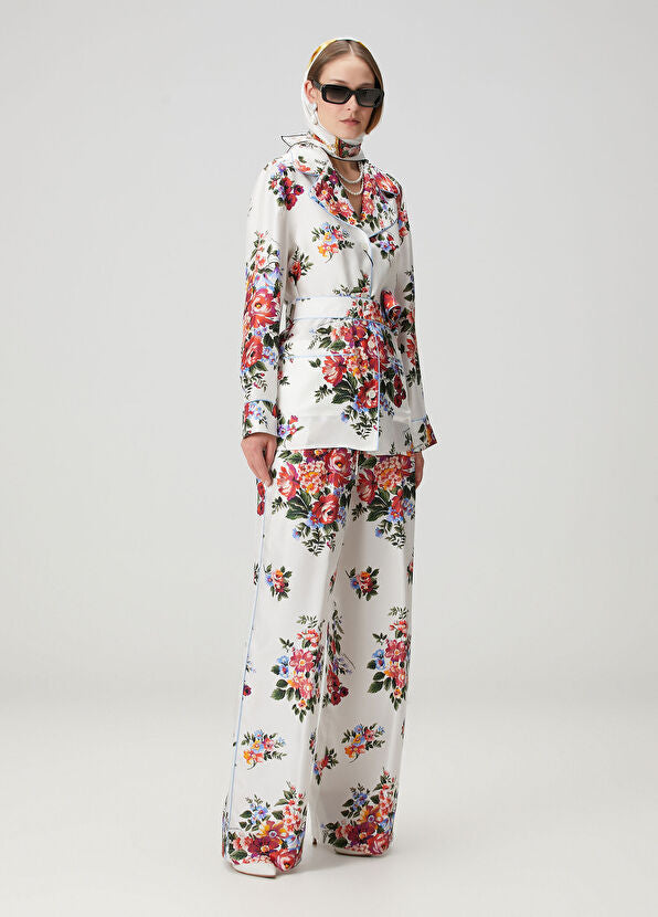 Dolce & Gabbana Flower Bouquet-Print Set